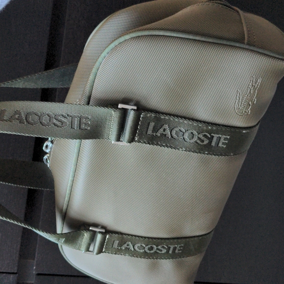 Lacoste dark camo green bag, handbag, satchel bag, tote - Picture 1 of 4